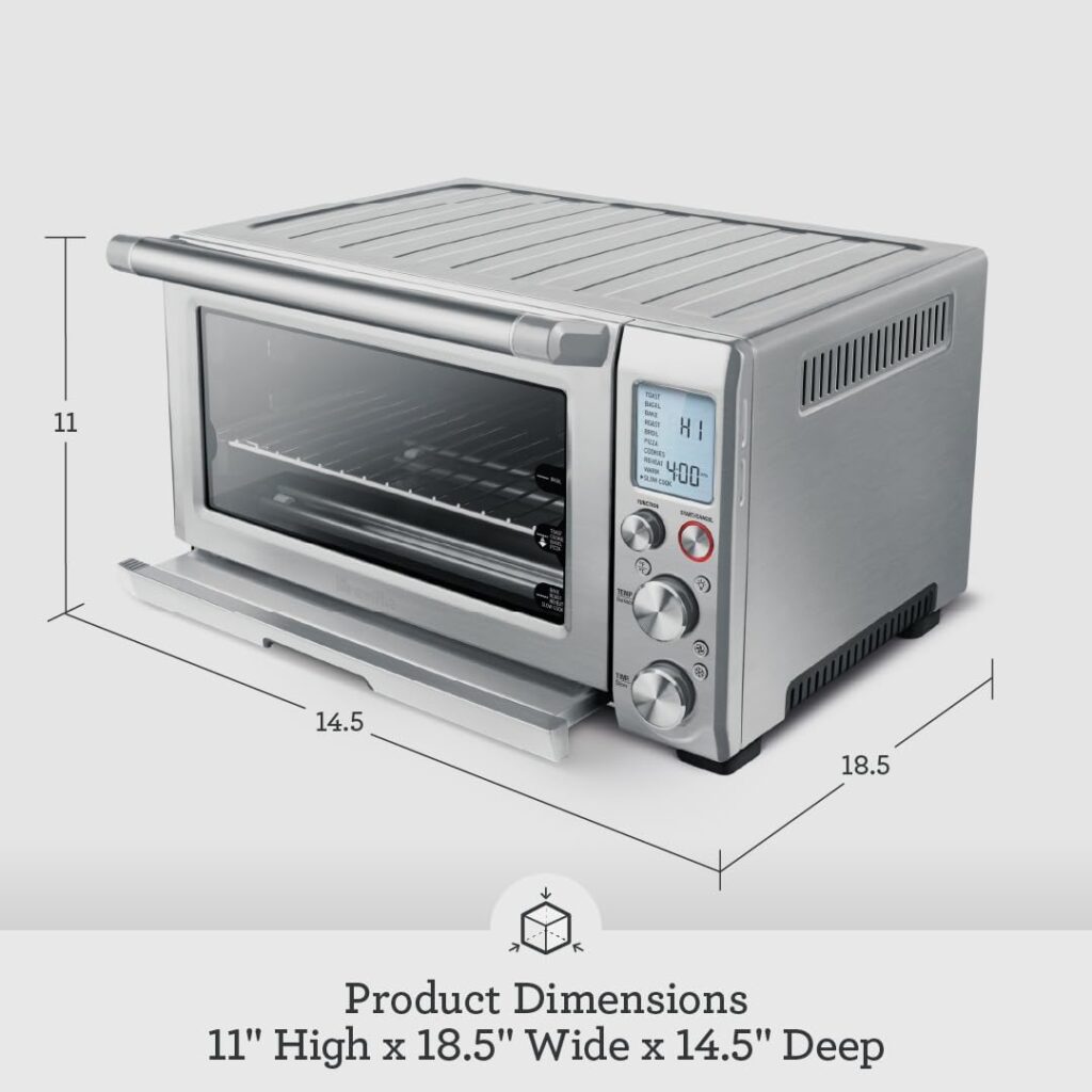 Breville Smart Oven Pro Toaster Oven, Black Sesame, BOV845BKS