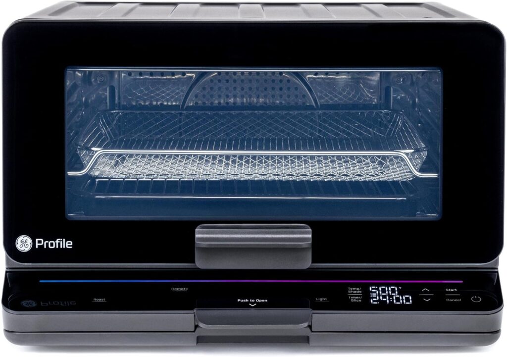 GE Profile Smart Oven with No Preheat ӏ 11-in-1 Countertop Oven ӏ Large-Capacity Countertop Oven ӏ Black